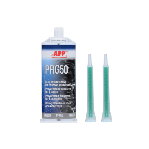 APP Клей-двокомпонентний поліуретановий для пластику, "PRG50" чорний 50 мл