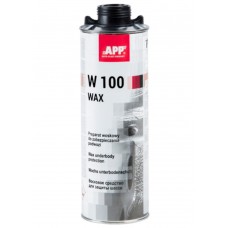 APP Препарат на восковой основе для защиты шасси "W100-WAX" антрацит 1л. по пистолет