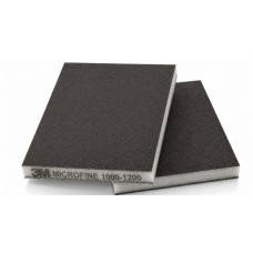 ЗМ  Губка двусторонняя абразивная  124мм*98мм MicroFine Р1000-1200 Grey