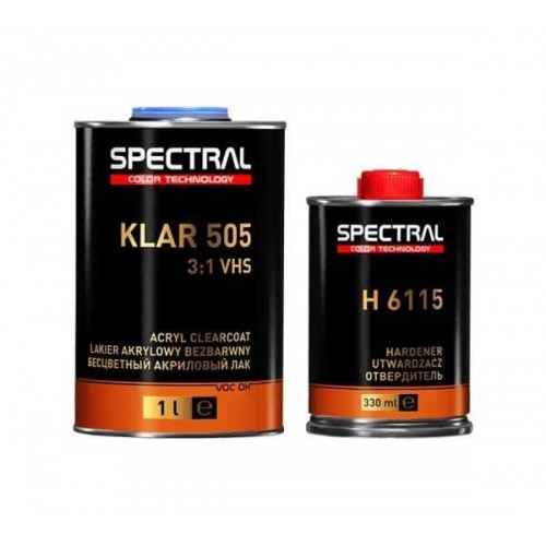 Novol SPECTRAL Лак бесцветный KLAR 505 VHS 3+1 1л+отвердитель.