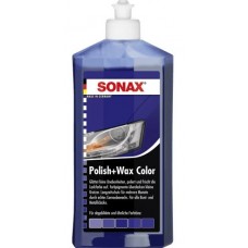 Sonax Поліроль кольорова з воском синя 500мл(296200)