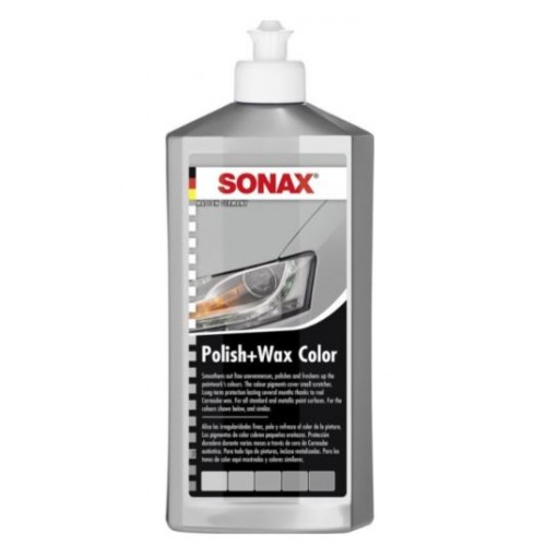 Sonax Поліроль кольорова з воском сіра 500мл(296300)