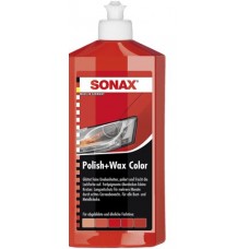 Sonax Поліроль кольорова з воском червона 500мл(296400)