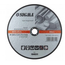 SIGMA круг отрезной по металлу d 230*2.0mm (1*25)