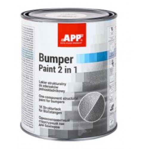 APP BUMPER PAINT 1L краска для бампера черная