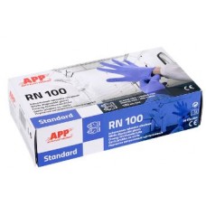 APP Перчатки нитриловые одноразовые голубые XL (1*100)