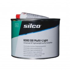 SILCO Шпатлевка полиэфирная универсальная легкая, бежевая 6080 В8 1,5л (1*8)