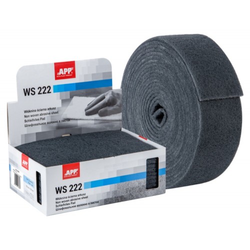 APP Волокно абр.скотч-брайт РУЛОН сірий (дрібнозер.)