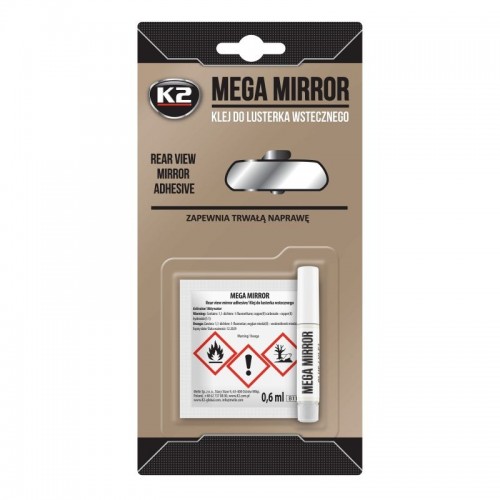 К-2 Клей для дзеркала заднього огляду Mega mirror (0.6+0.5ml) (B110N)