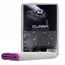  К-2 Полотенце трикотажное из вафельной микрофибры для очистки стеклянных поверхностей GLASA PRO 40*40cm