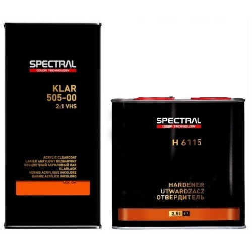 Novol SPECTRAL Лак безбарвний 3+1 KLAR 505 VHS 5л+ отв.2,5л.