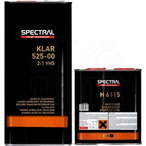 Novol SPECTRAL Лак бесцветный KLAR 525-00 2+1 5.0л+утв. H 6115 VHS 2.5л