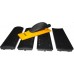 MIRKA Рубанок Premium (комплект) 70мм*198мм. 40 отворів-жовтий