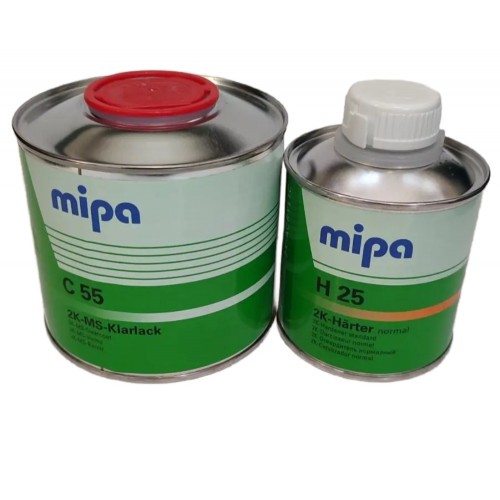 Mipa Лак МS C-55 2+1 МАЛИЙ 0,5л + 0,25л Н25 затверджувач
