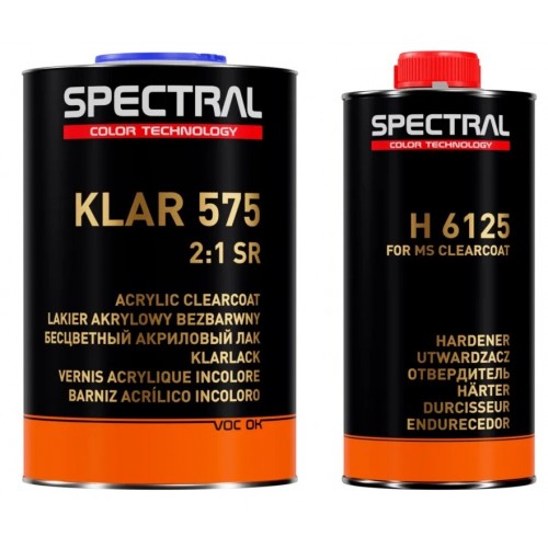 Novol SPECTRAL Лак Бесцветный KLAR 575 SR 2+1 1л+ отв.0,5л.