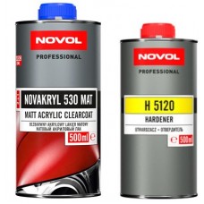 Novol  Бесцветный лак 530 матовый 1л+ 0,5л     (5120)