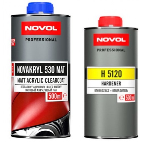 Novol Безбарвний лак 530 матовий 1л. + 0,5л.