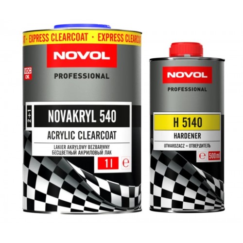  Novol Безбарвний лак 540 Express (2+1) 1L + отв 0,5L