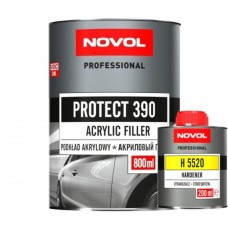 Novol  Грунт акриловый 4+1  PROTECT  390 0,8л черный + 0,2 затв.5520