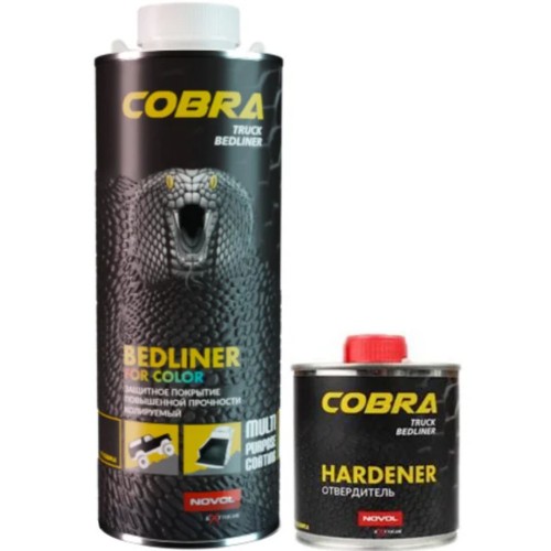 Novol  Захисне покриття COBRA колороване 600мл + отв.