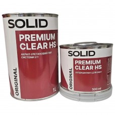 SOLID Лак HS Clear Premium 1л + о-ль 0,5 л