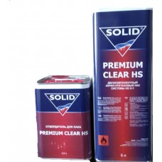 SOLID  Лак HS Clear Premium 5л + о-ль 2,5 л