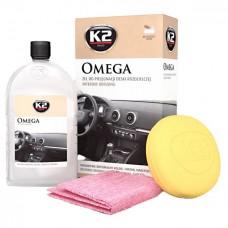 К-2 Гель для ухода за приборной панелью с аппликатором и микрофиброй Gold OMEGA 500мл (G410)
