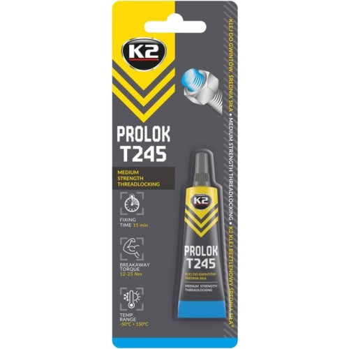 К-2 Клей-фиксатор резьбовых соединений Bomd prolok T245 medium strength 6ml