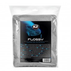 К-2 Рушник з мікрофібри для сушки лакофарбової поверхнї трикотажний Flossy PRO 60*90cm (D0220|)