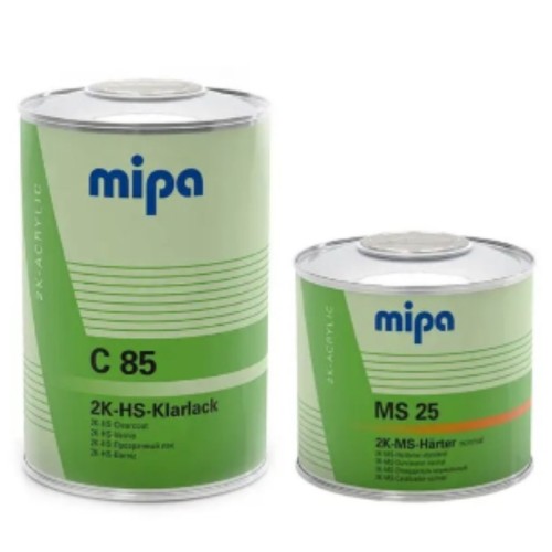 Mipa Лак HS C-85 2+1 1л + 0.5л MS25 отвердитель